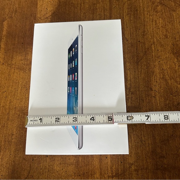 Box for Apple iPad Mini (BOX ONLY) Model A1489 with Apple Stickers - Picture 5 of 5